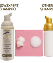 Champú Limpiador Espumoso Brows Xpert – Suave y Libre de Aceite | Prepara Antes de Tinte o Henna | Para Piel Sensible | Botella de 60ml – Uso Profesional y Doméstico