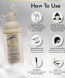Brows Xpert Clarifying Shampoo Cleanser Foam – Gentle Oil-Free | Prep Before Tint or Henna | For Sensitive Skin | 60ml Bottle – Professional & Home Use