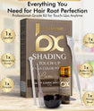 Kit de retoque de sombreado profesional BROWSXPERT — Henna herbal con plato de mezcla, batidor y brocha | 3.5g | Marrón profundo natural oscuro