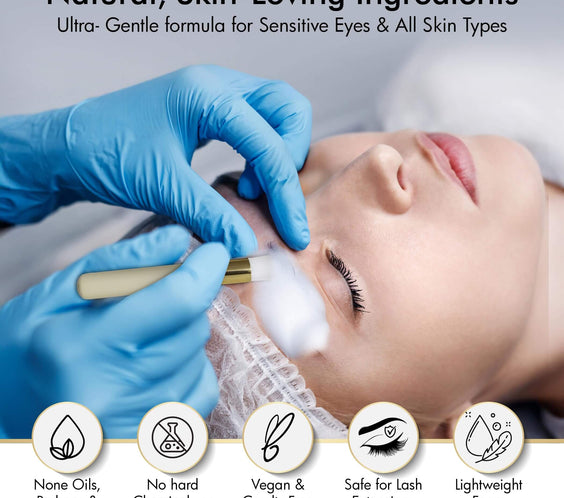 Champú Limpiador Espumoso Brows Xpert – Suave y Libre de Aceite | Prepara Antes de Tinte o Henna | Para Piel Sensible | Botella de 60ml – Uso Profesional y Doméstico