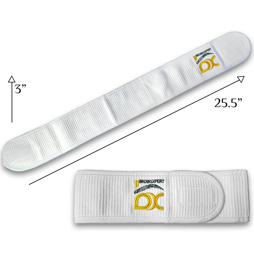 BROWSXPERT Spa Headband (White)