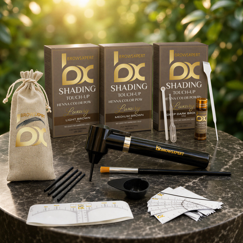 BROWSXPERT Shading Henna & Mixer Kit