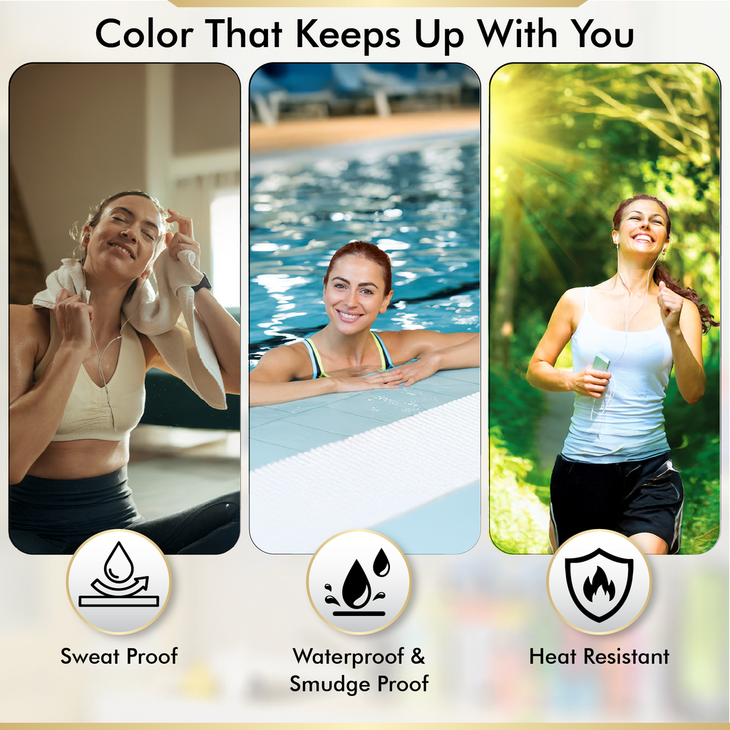 BROWSXPERT Professional Shading Touch-Up Kit — Herbal Henna with Mixing Dish, Stir & Brush | 3.5g | Medium Natural Brown